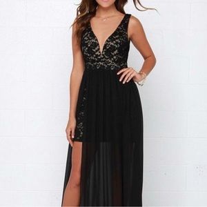 Ark & Co black and lace dress